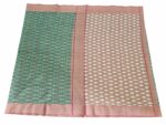 kat Mercerised Cotton pochampally Saree with Matching Blouse