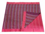 Mercerised Cotton Pochampally Saree with Traditional Ikat Weave - Image 3