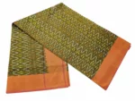 Mercerised Cotton Pochampally Saree with Traditional Ikat Weave - Image 3