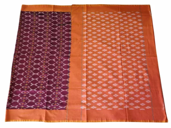 Handwoven Pochampally Saree with Matching Blouse