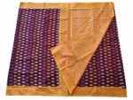 kat Mercerised Cotton pochampally Saree with Matching Blouse - Image 2