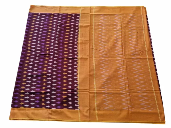 Handwoven Pochampally Saree with Matching Blouse