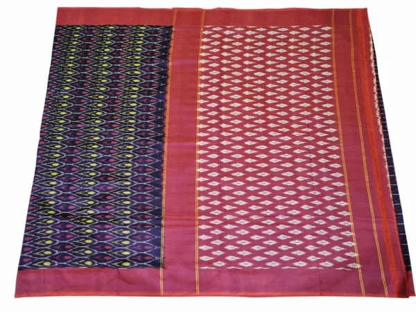 Handwoven Pochampally Saree with Matching Blouse
