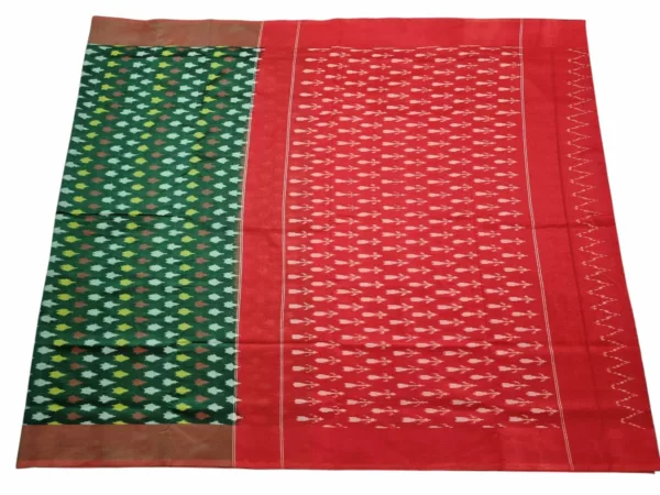 Handwoven Pochampally Saree with Matching Blouse