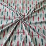 Pure Cotton Fabric – Handwoven Ikat Design