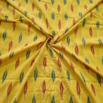 Pure Cotton Fabric – Handwoven Ikat Design