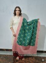 Pure Cotton Pochampally Dupatta handwoven - Image 2