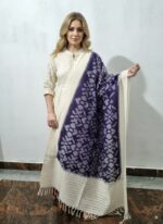 Pure Cotton Pochampally Dupatta handwoven - Image 2