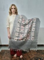 Pure Cotton Pochampally Dupatta handwoven