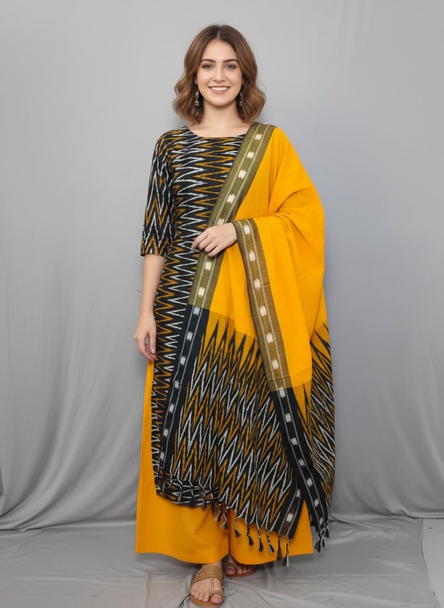 2025/09/1000385812.jpg Pochamaplly Cotton Suits for Women - Stylish & Comfortable unstitched - Image 1