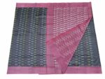 kat Mercerised Cotton pochampally Saree with Matching Blouse - Image 3