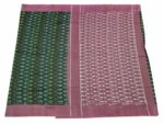 kat Mercerised Cotton pochampally Saree with Matching Blouse