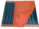 kat Mercerised Cotton pochampally Saree with Matching Blouse - Image 3