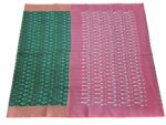 kat Mercerised Cotton pochampally Saree with Matching Blouse