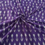 Premium Mercerised Ikat Fabric for Elegant Creations