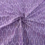 Premium Mercerised Ikat Fabric for Elegant Creations