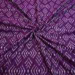 Premium Mercerised Ikat Fabric for Elegant Creations