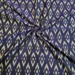 Premium Mercerised Ikat Fabric for Elegant Creations