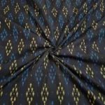 Premium Mercerised Ikat Fabric for Elegant Creations