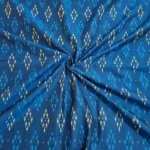 Premium Mercerised Ikat Fabric for Elegant Creations
