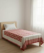 Handloom Bedsheet Single Cot 5 by 7 Feets - Image 2