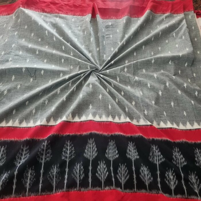 Handwoven Weft Design Ikat Fabric – Premium Cotton